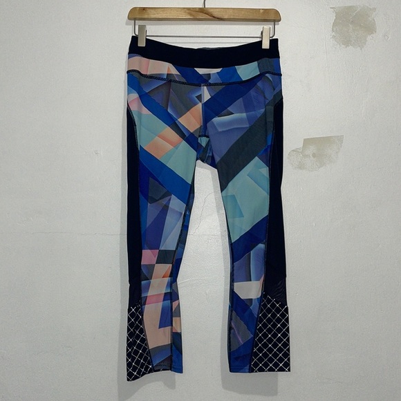 Size S Women’s Athleta Multicolored Blue Leggings - Picture 1 of 4